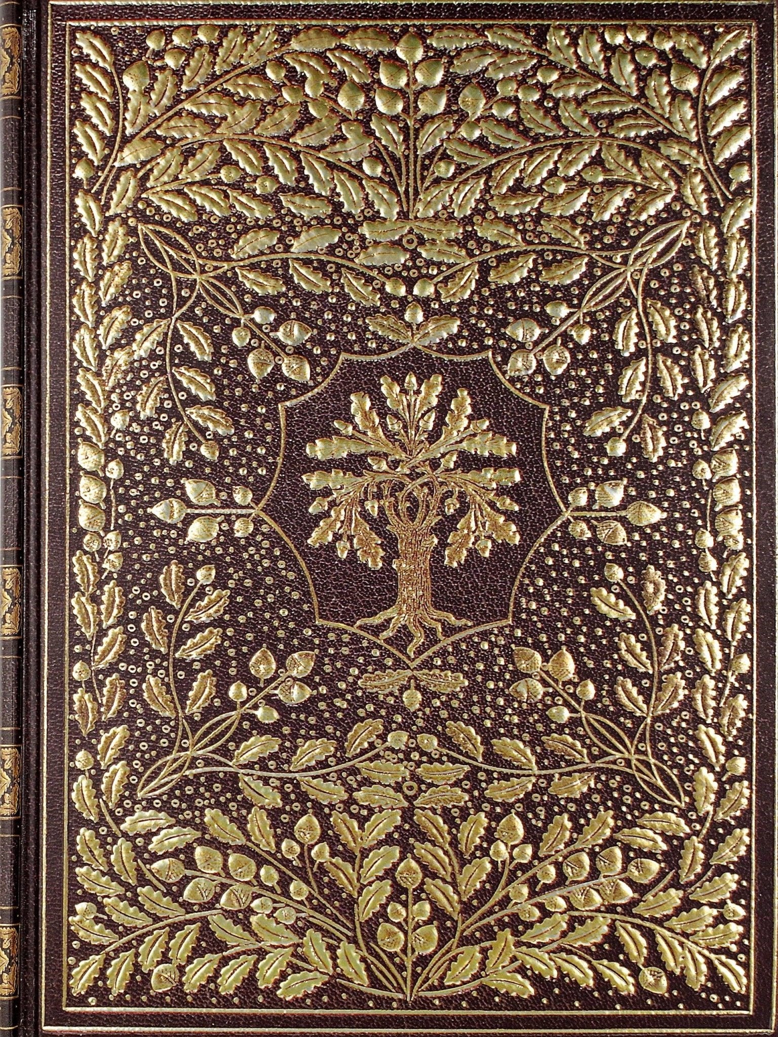 Gilded Tree of Life Journal - Spiral Circle