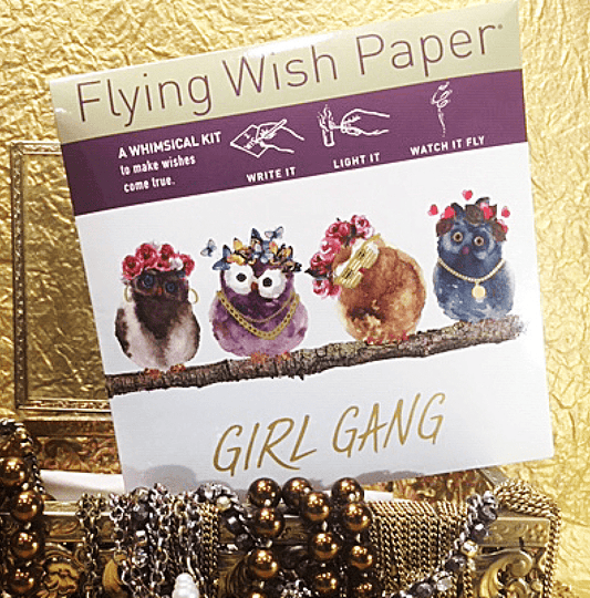 GIRL GANG / Mini Kit / 15 Wishing Papers + Accessories - Spiral Circle