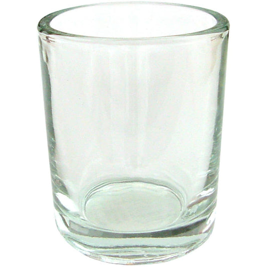 Glass Votive Holder Clear Glass (Each) - Spiral Circle