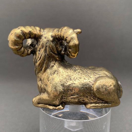 Goat | Brass Figurine - Spiral Circle