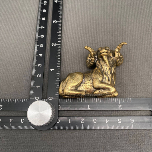 Goat | Brass Figurine - Spiral Circle