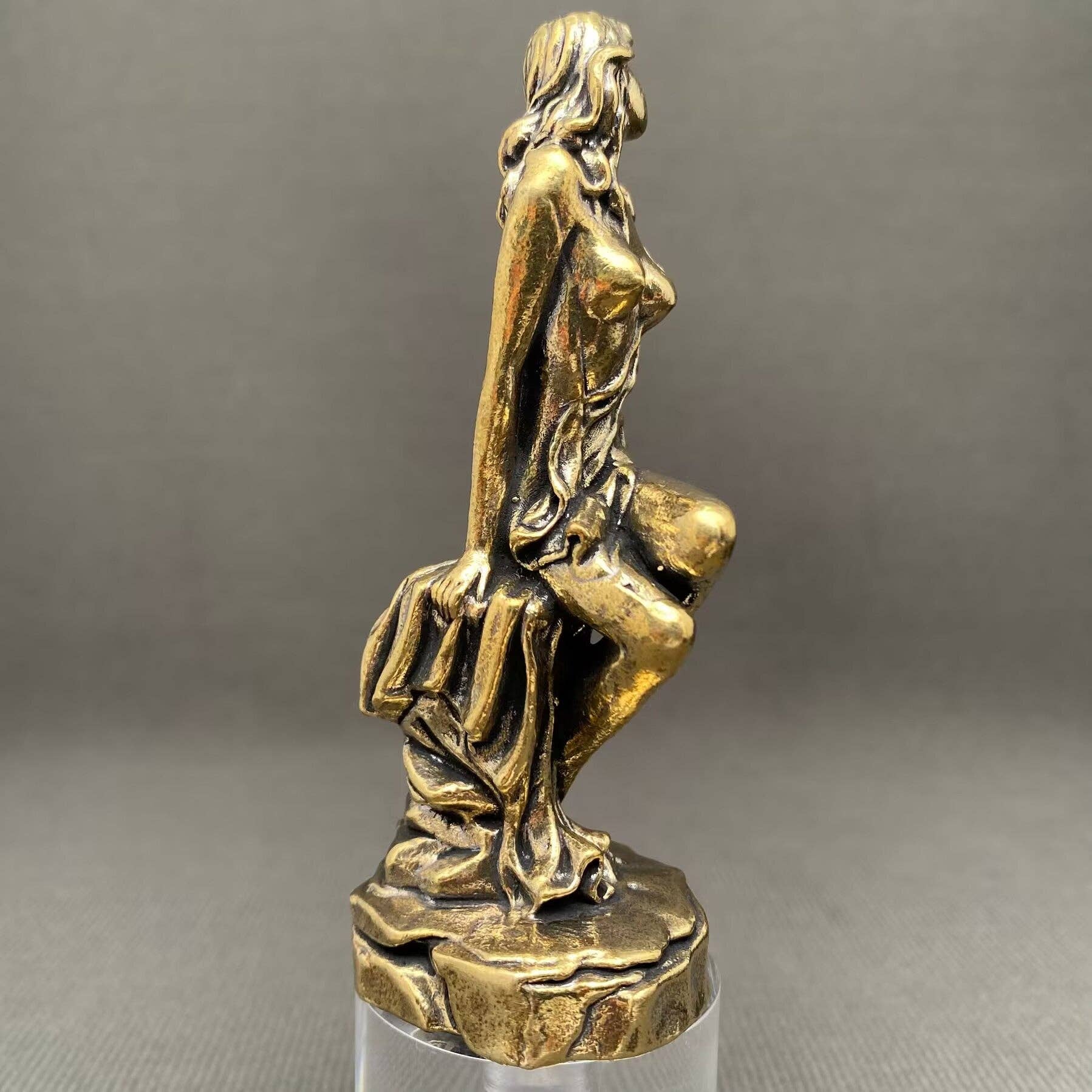 Goddess | Brass Figurine - Spiral Circle