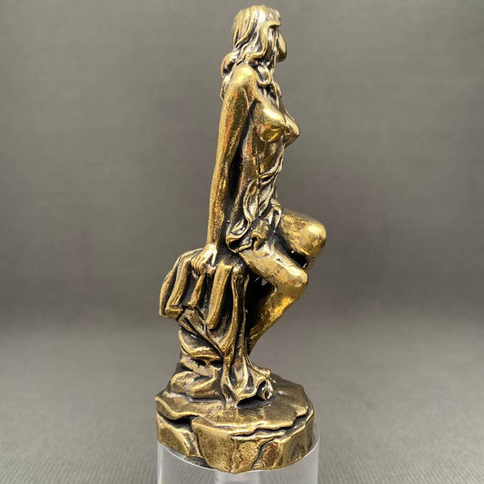 Goddess | Brass Figurine - Spiral Circle