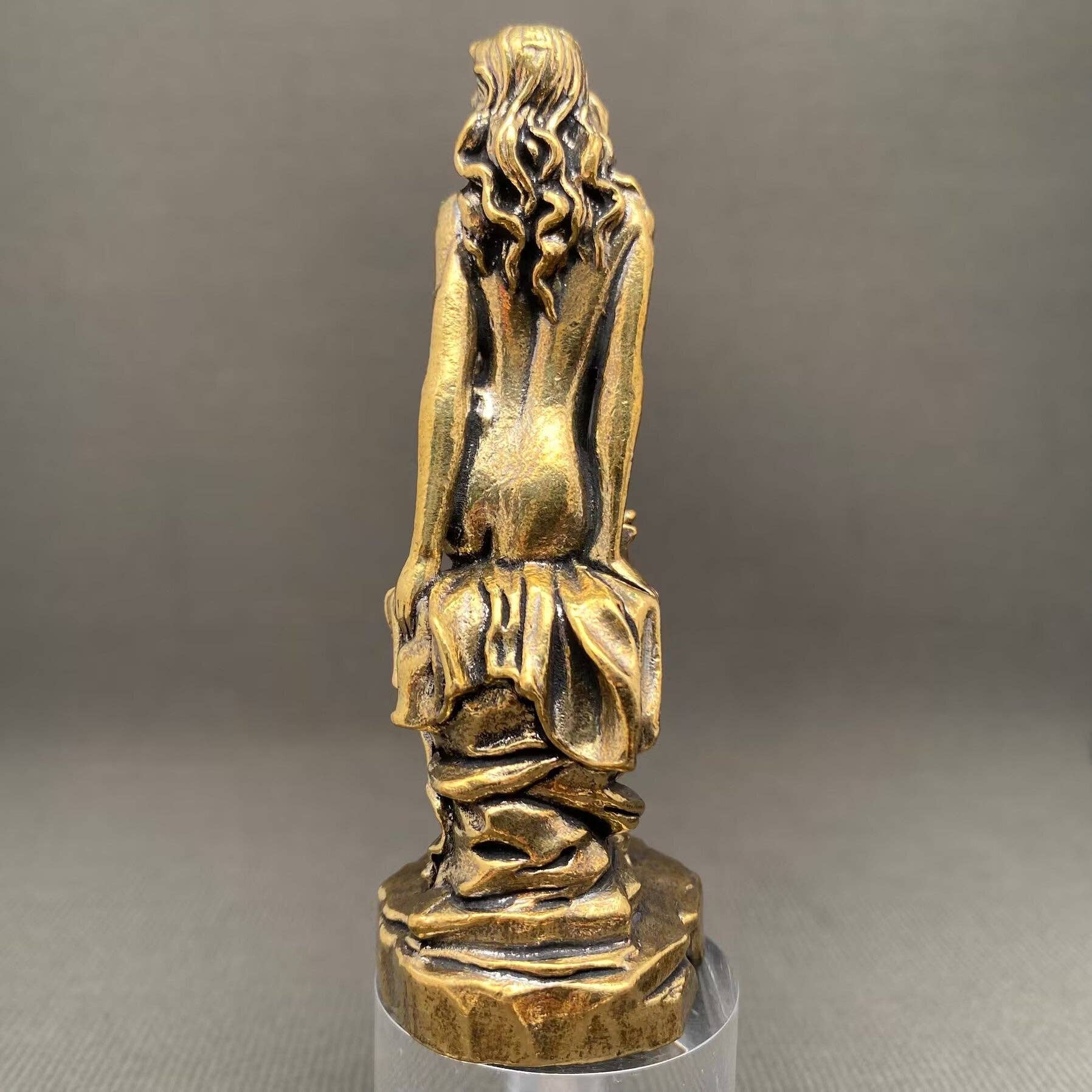 Goddess | Brass Figurine - Spiral Circle