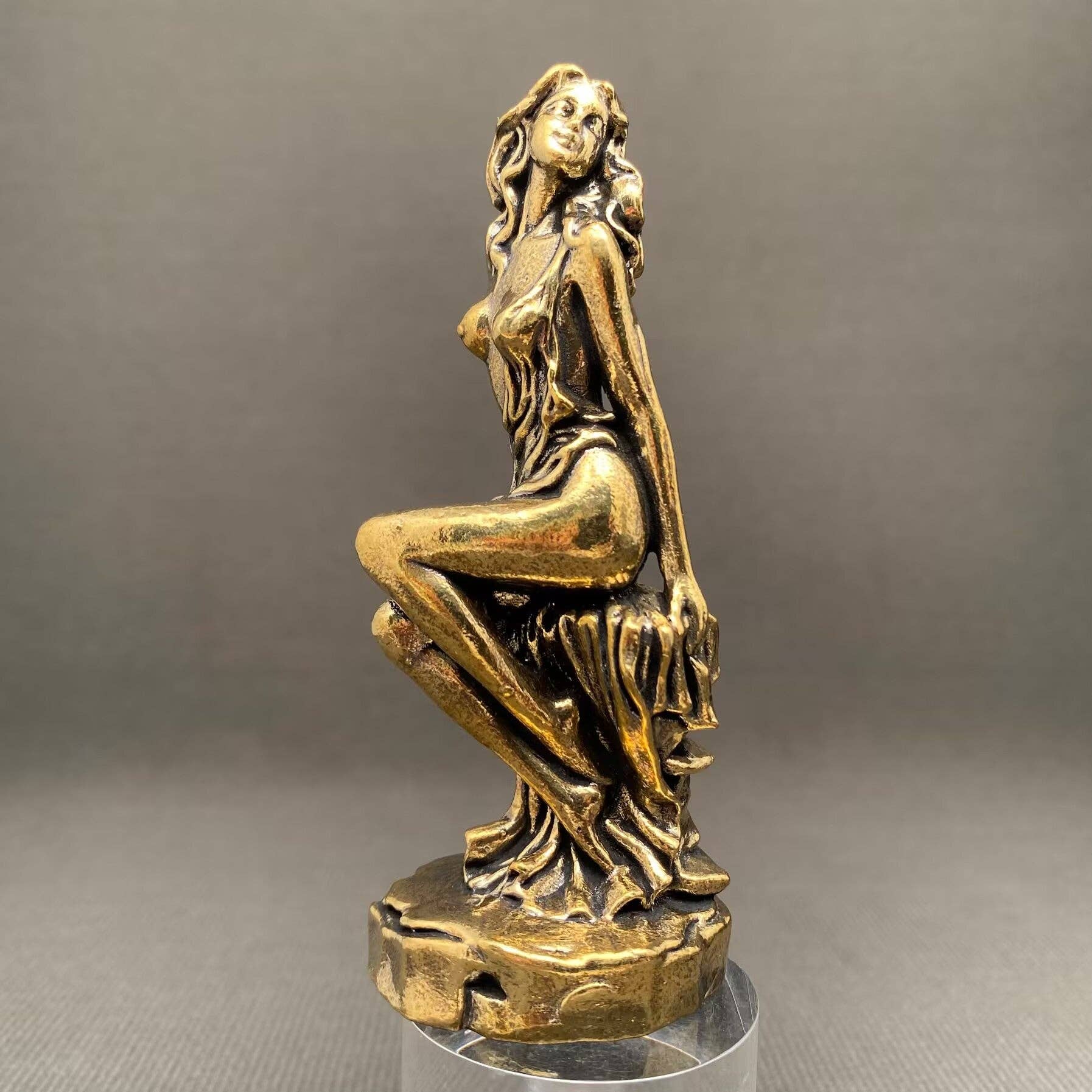 Goddess | Brass Figurine - Spiral Circle