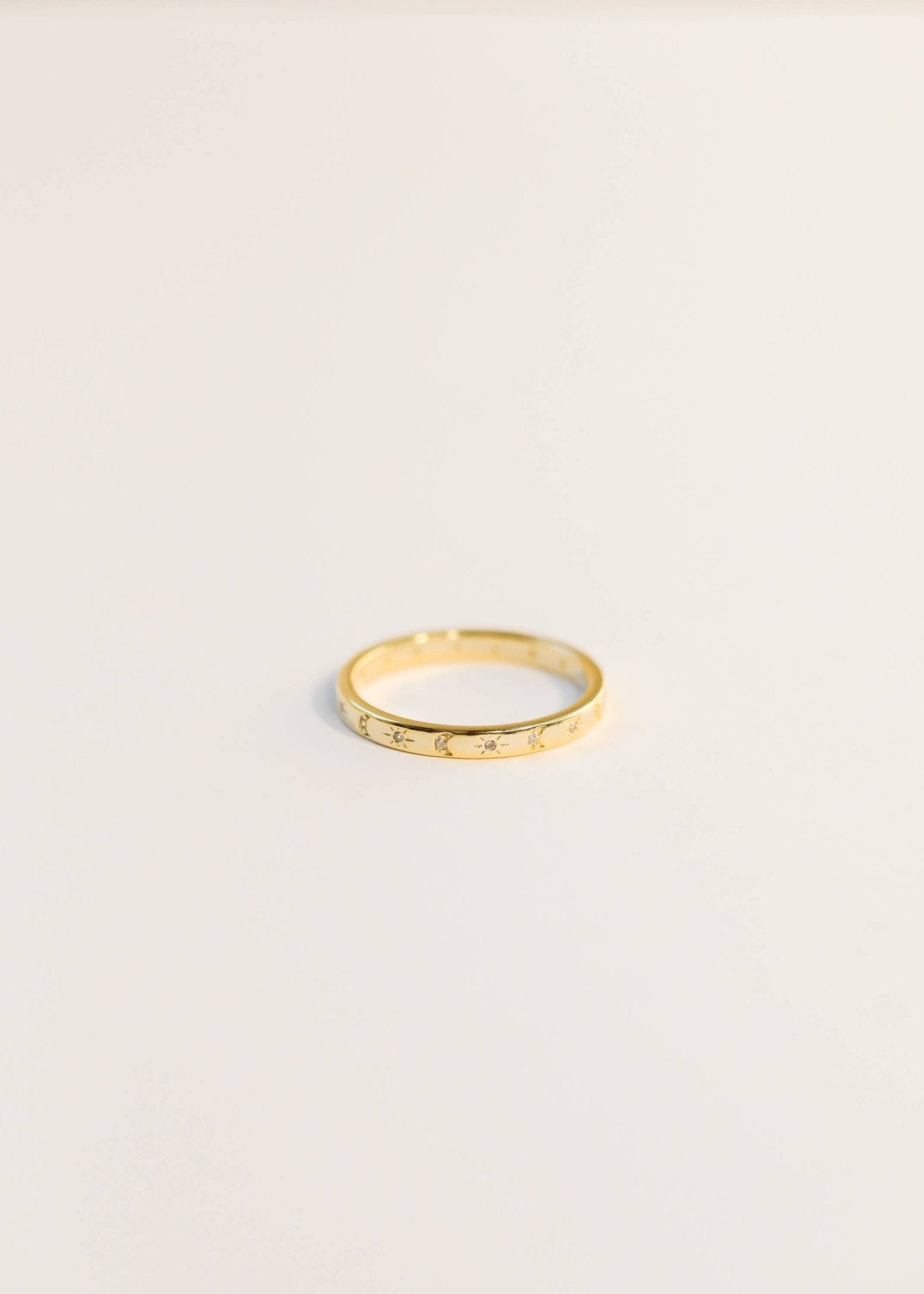 Gold Rings - Celestial - Spiral Circle