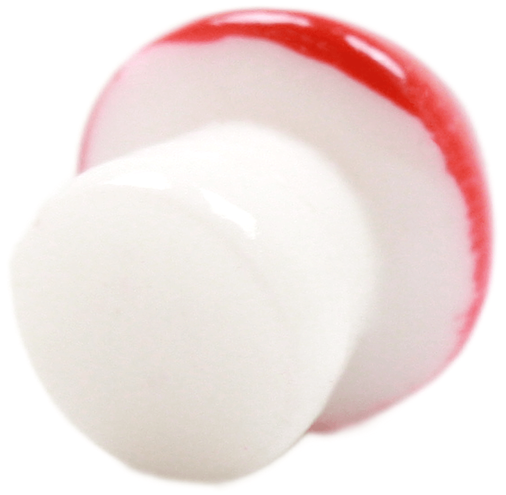 Good Luck Mini Mushrooms - .5” Tall - Spiral Circle