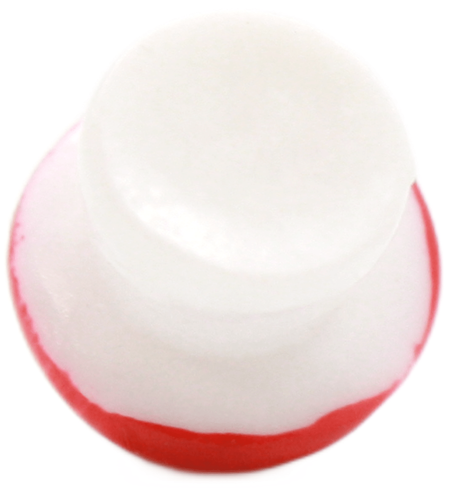 Good Luck Mini Mushrooms - .5” Tall - Spiral Circle
