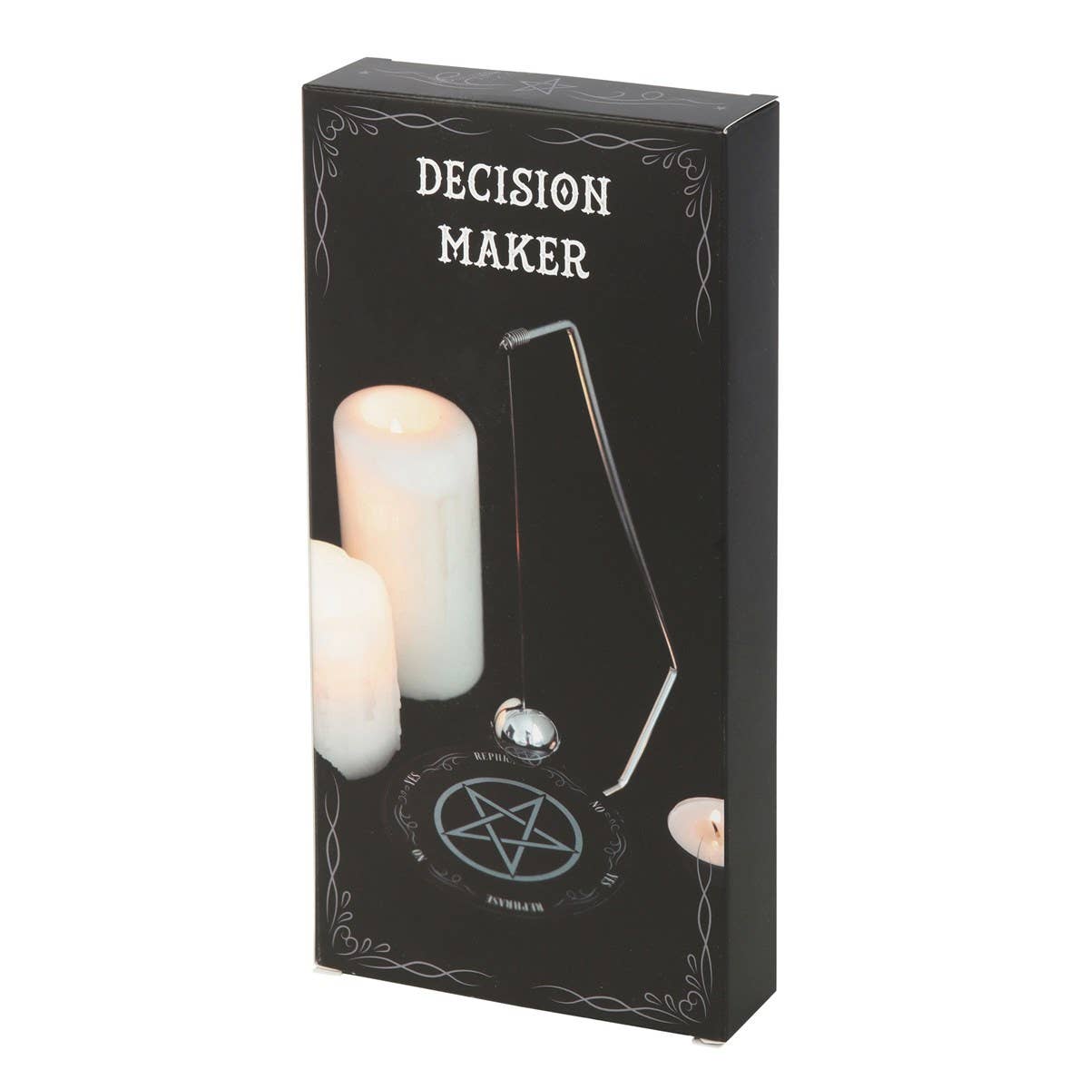 Gothic Pentagram Pendulum Divination Decision Maker - Spiral Circle