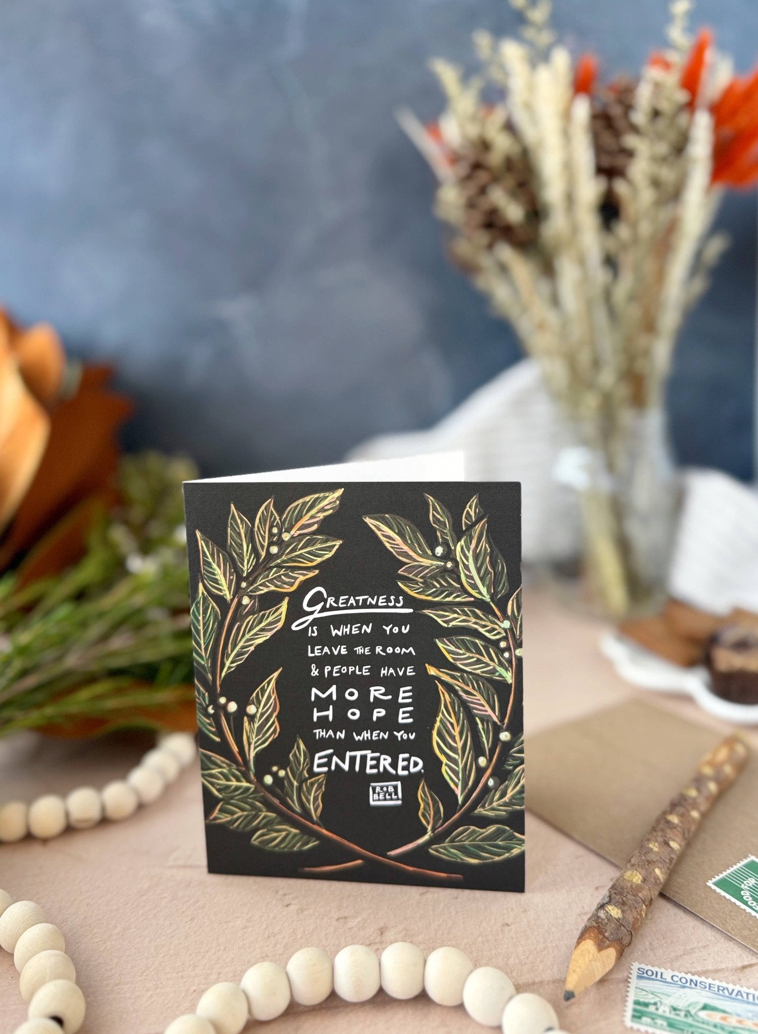 Greatness Is When | Thank You Card - Spiral Circle