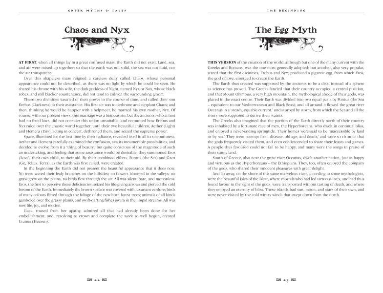 Greek Myths & Tales (Gothic Fantasy) - Spiral Circle