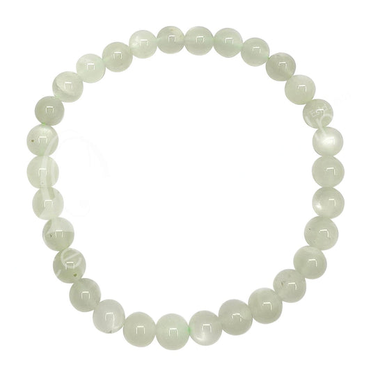 Green Moonstone | Bracelet | 4 - 6 MM - Spiral Circle