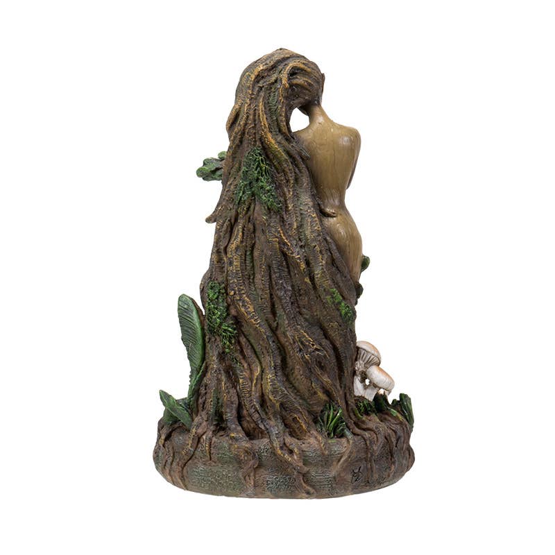 Greenman Tree Ent Backflow Incense Burner - Spiral Circle
