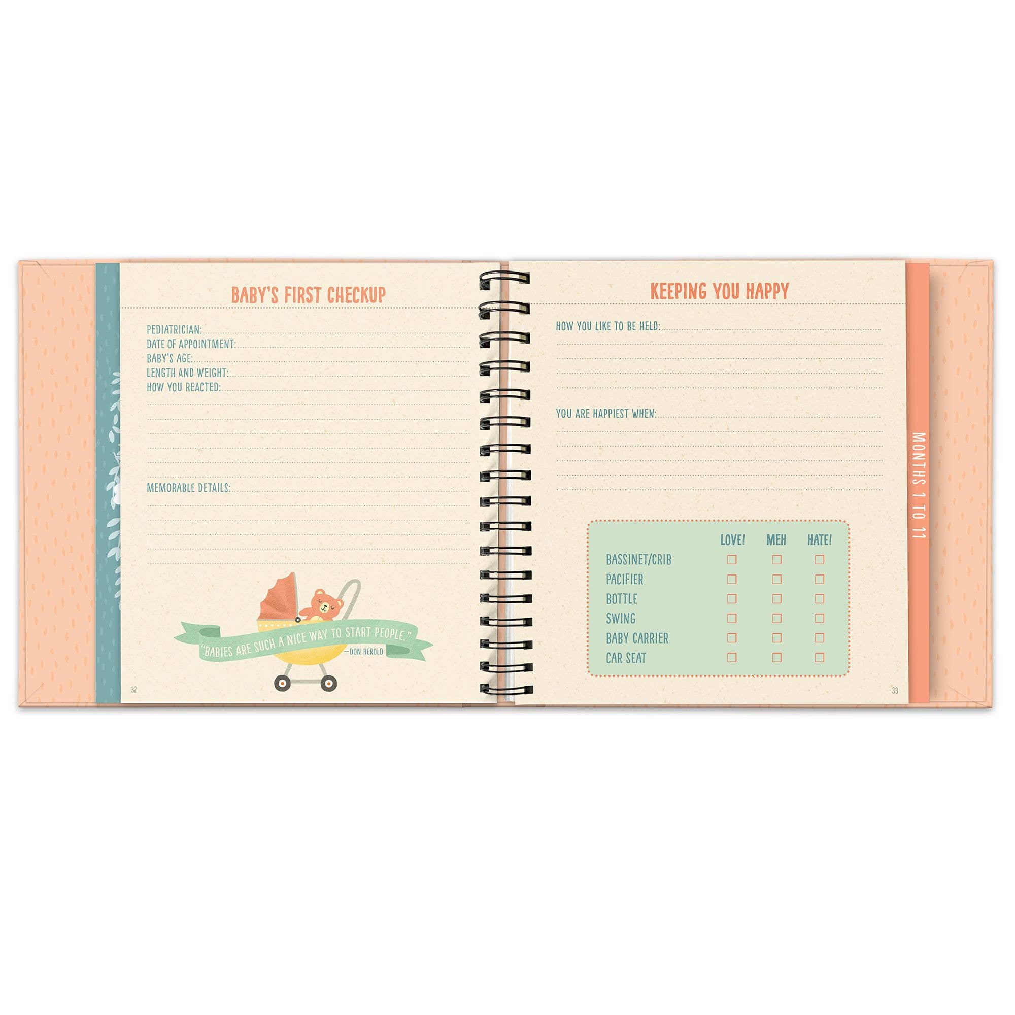 Guided Journal - Bundle of Joy! - Spiral Circle