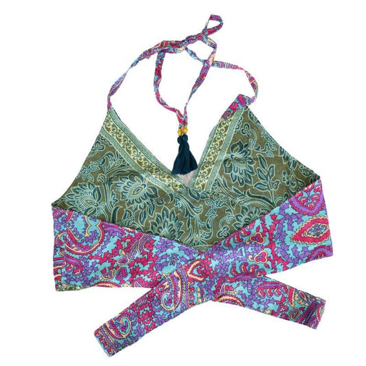 HALTER TOP - Spiral Circle