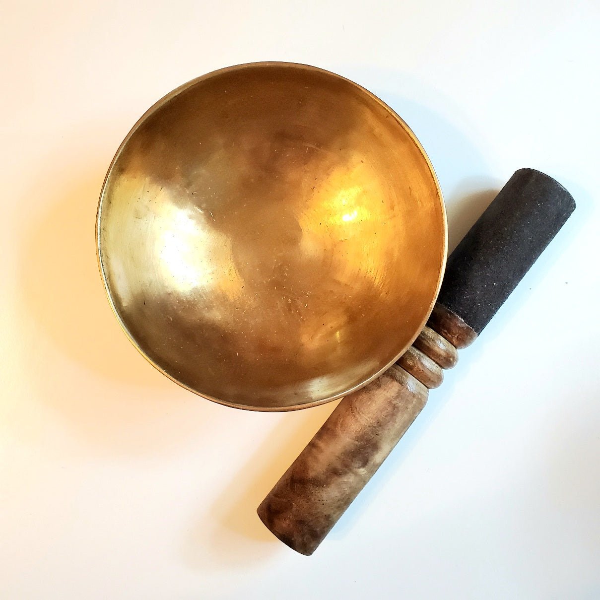 Hand Hammered Singing Bowl 4 - 5” Minimalist - Spiral Circle