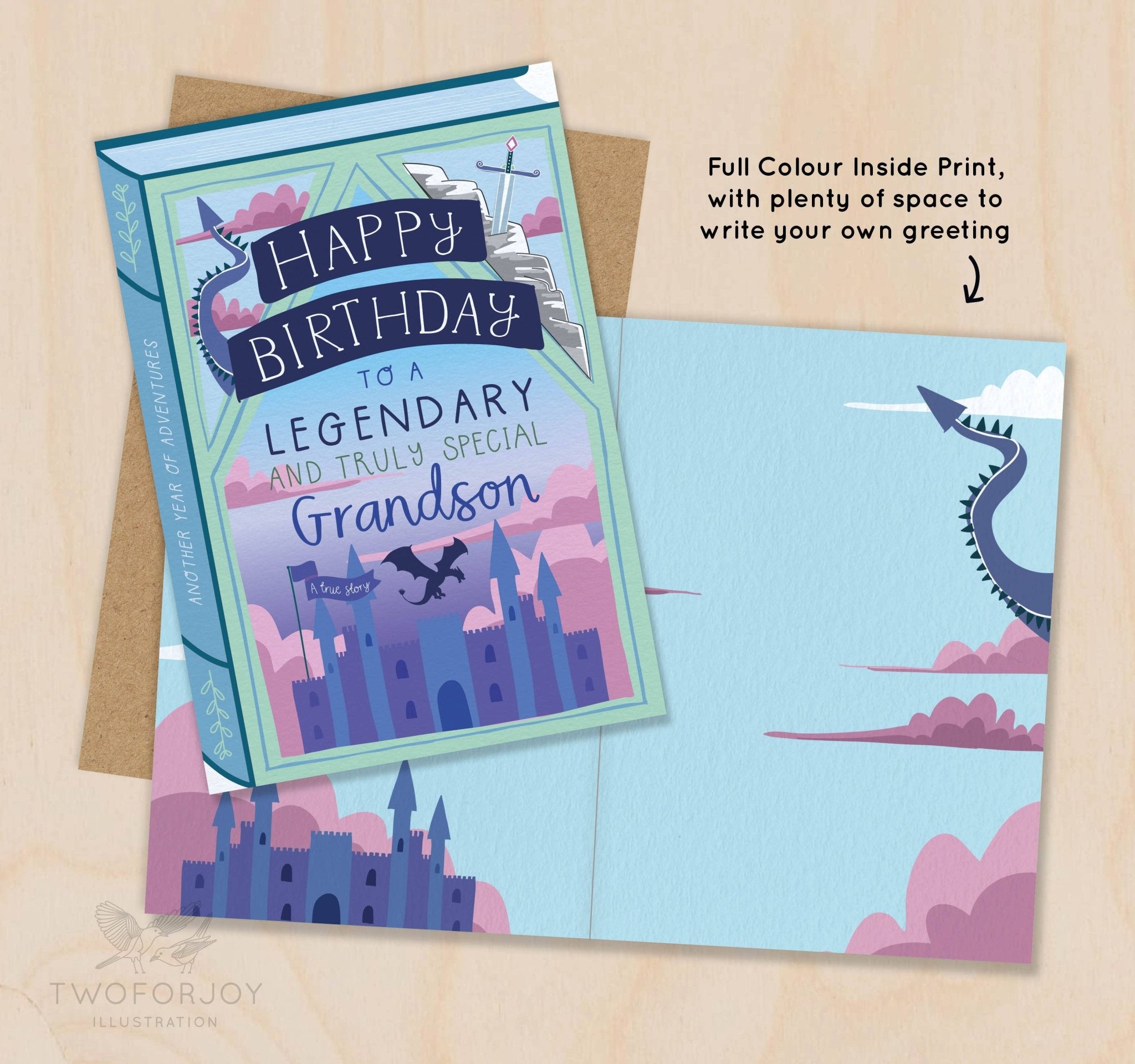 Happy Birthday Legendary Truly Special Grandson - Spiral Circle