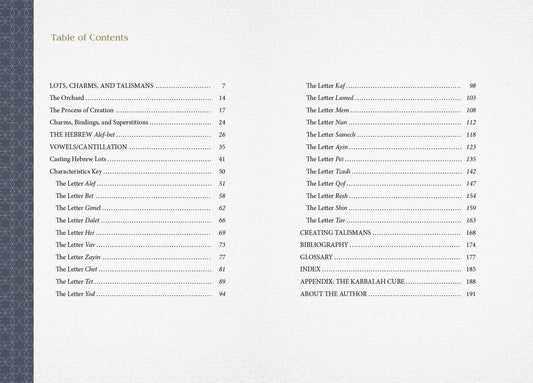 Hebrew Casting Lots: Practical Kabbalah Talismans - Spiral Circle