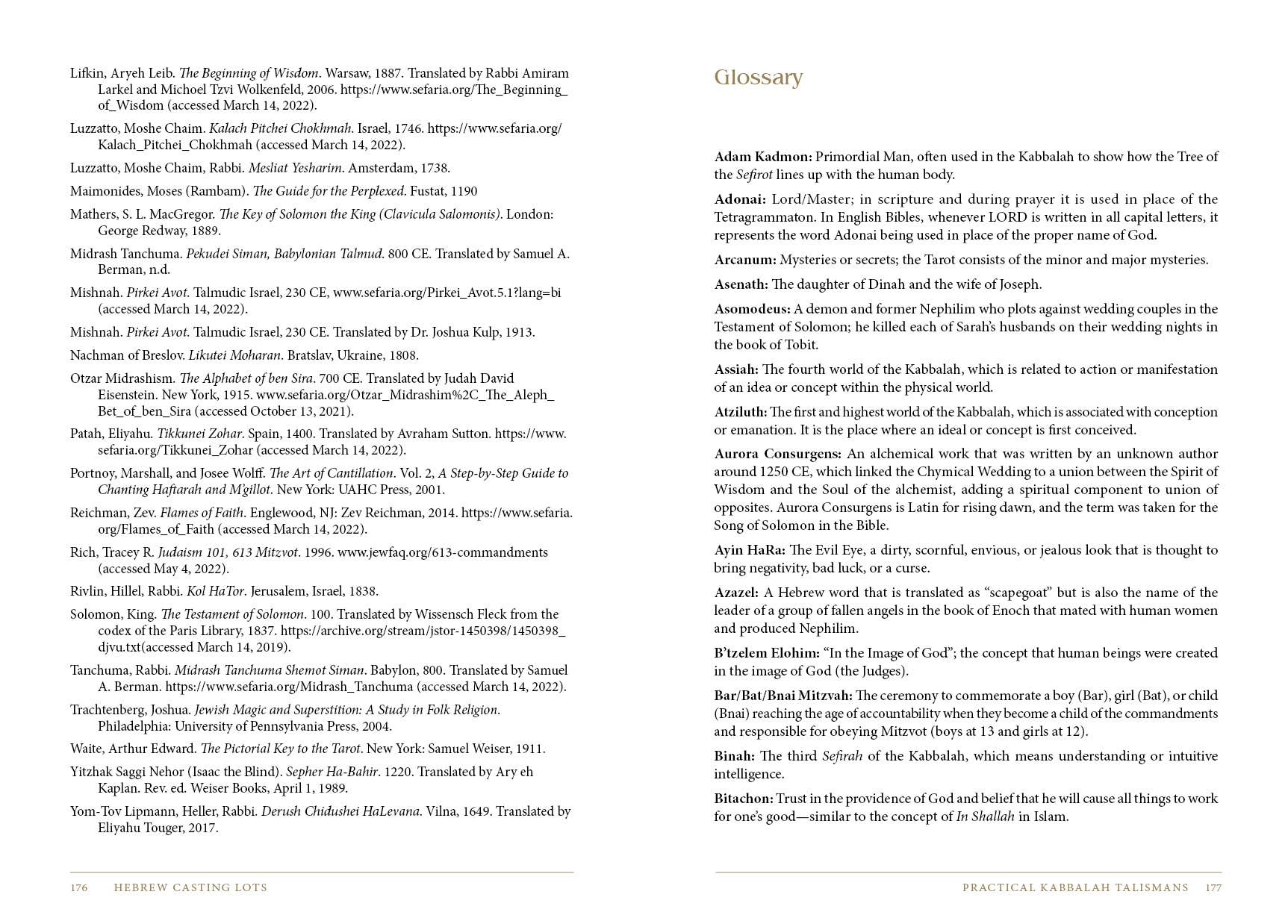 Hebrew Casting Lots: Practical Kabbalah Talismans - Spiral Circle