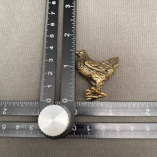 Hen | Brass Figurine - Spiral Circle