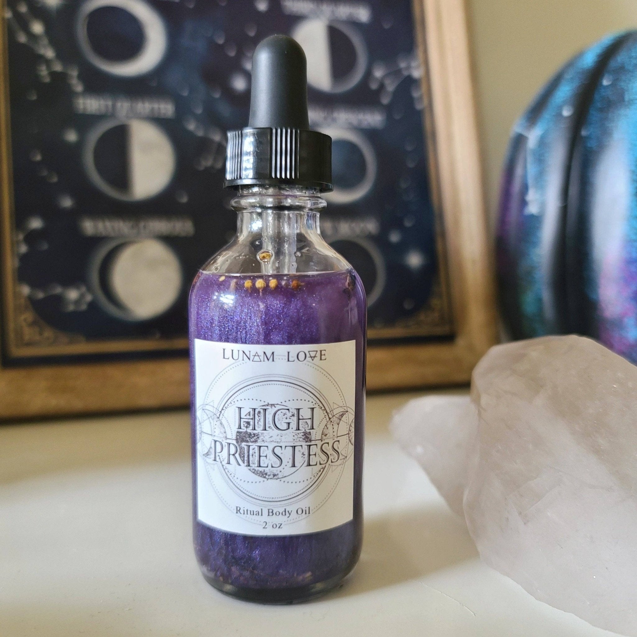 High Priestess, Ritual Body Oil - Spiral Circle