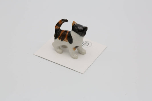 Holly Calico Kitten Porcelain Miniature - Spiral Circle