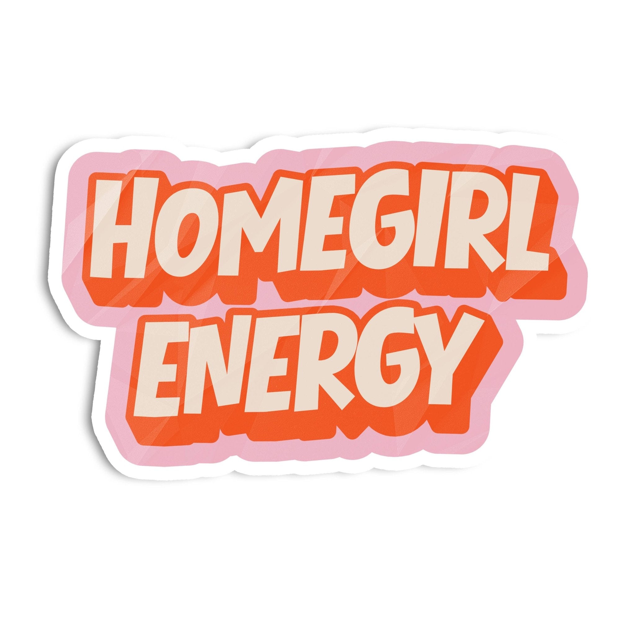 Homegirl Energy Vinyl Sticker - Spiral Circle