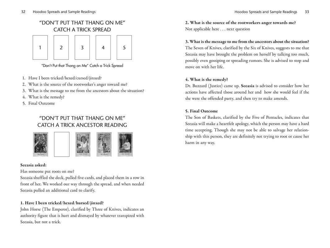 Hoodoo Tarot by Tayannah Lee McQuillar - Spiral Circle