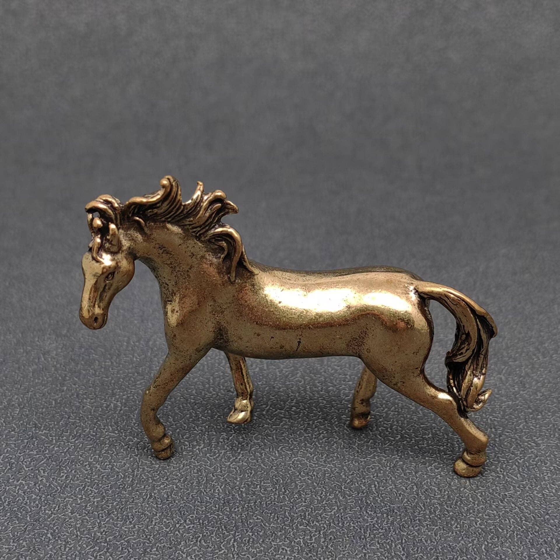 Horse | Brass Figurine - Spiral Circle