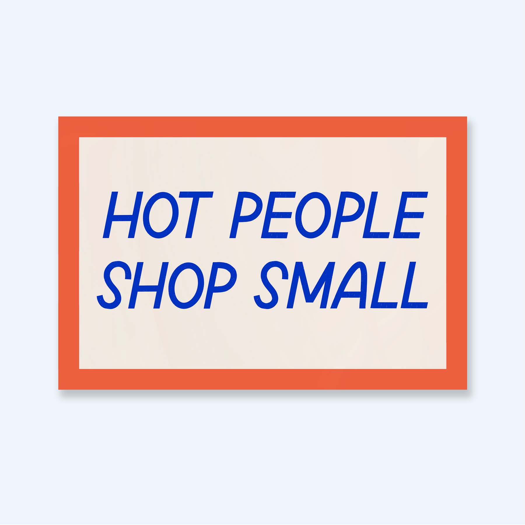 Hot People Shop Small Sticker - Spiral Circle