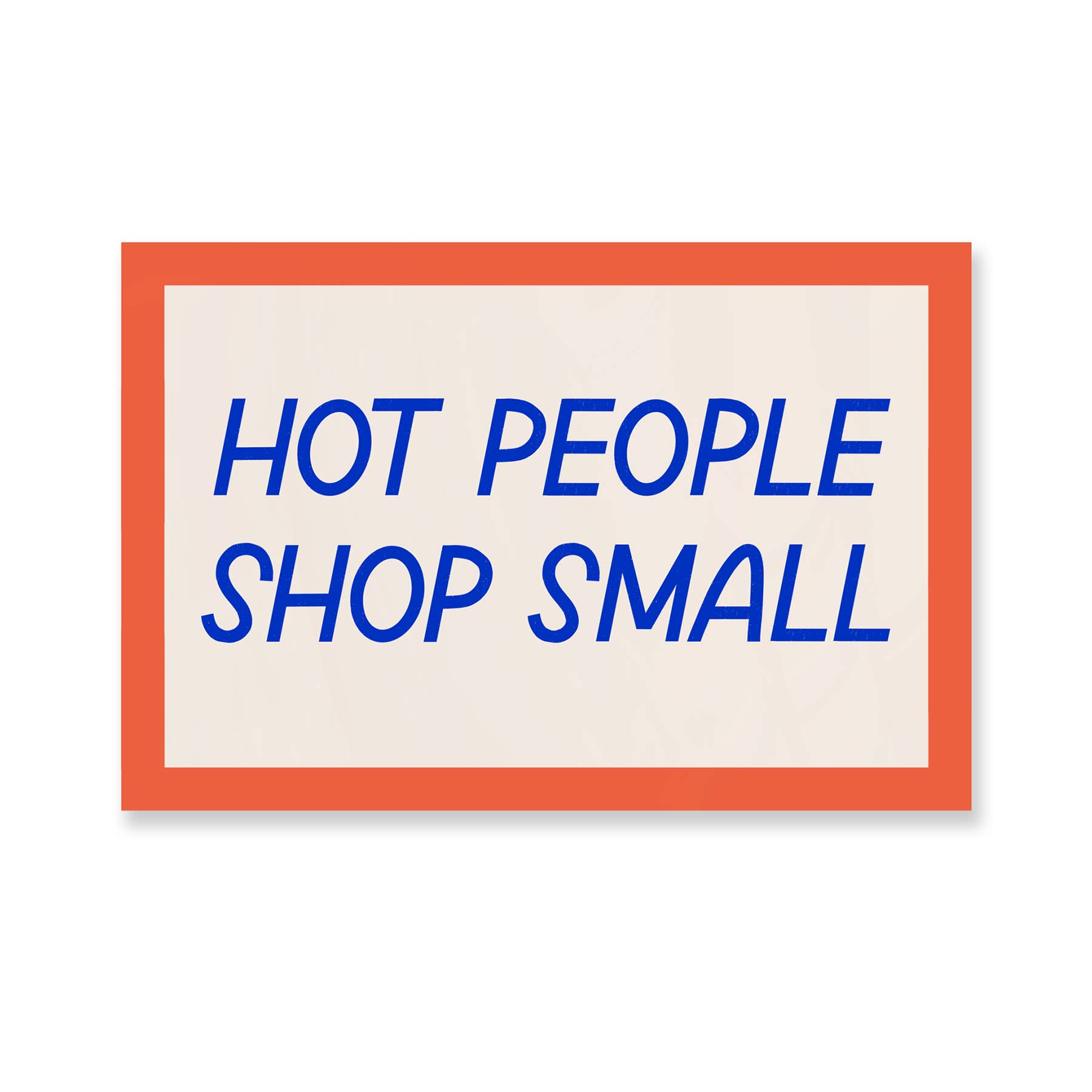 Hot People Shop Small Sticker - Spiral Circle