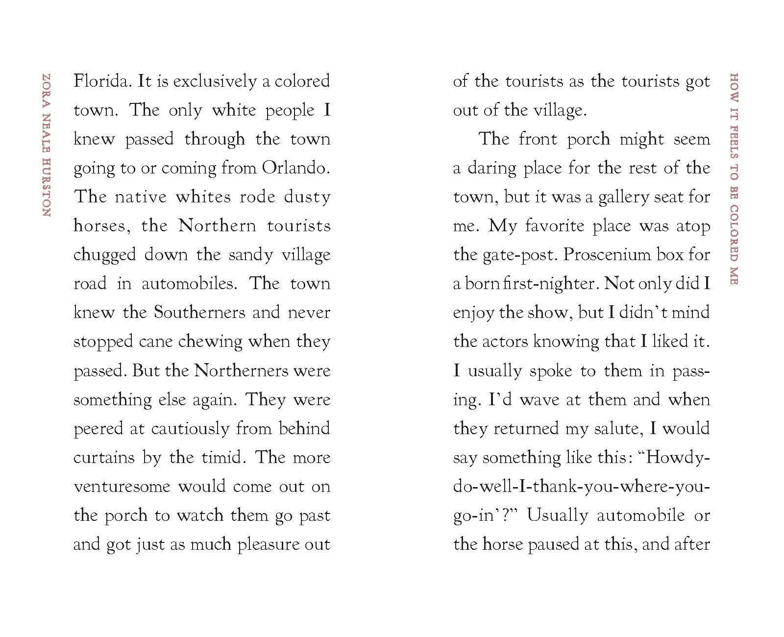 How it Feels to be Colored Me - Spiral Circle