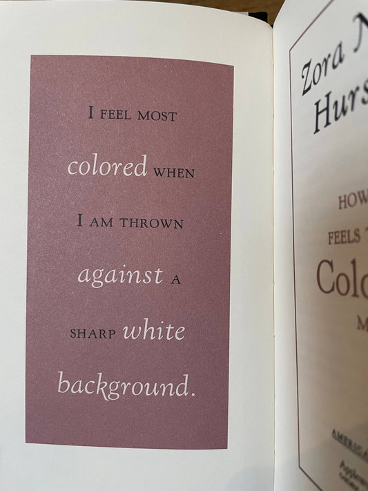 How it Feels to be Colored Me - Spiral Circle