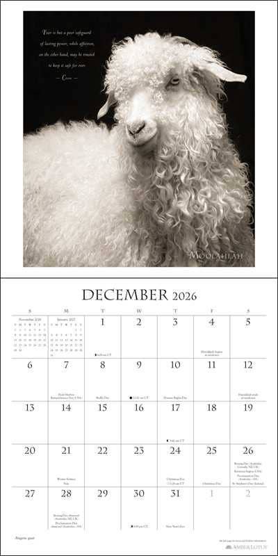 I Am Goat 2026 Wall Calendar by Kevin Horan - Spiral Circle