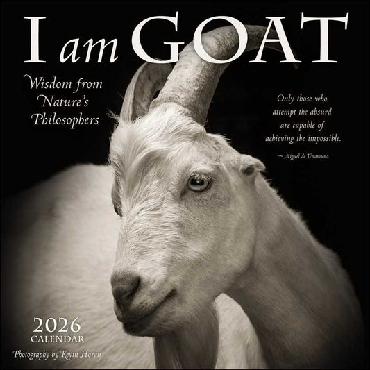 I Am Goat 2026 Wall Calendar by Kevin Horan - Spiral Circle
