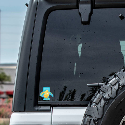 I'm a Sensitive Creature Sticker - Spiral Circle