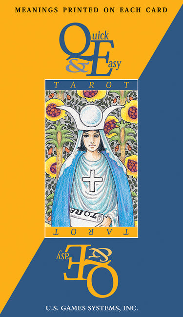 Quick & Easy Tarot: 78-Card Deck with Upright and Reversed Meanings Printed on Each Card, Beginner-Friendly, Universal Waite Imagery, Learn Tarot with - Ingram