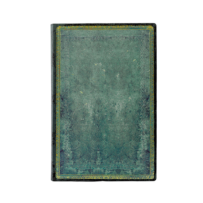 Pacific Blue Mini Lined Softcover Journal, 208pg, 80gsm by Paperblanks (Old Leather Collection)