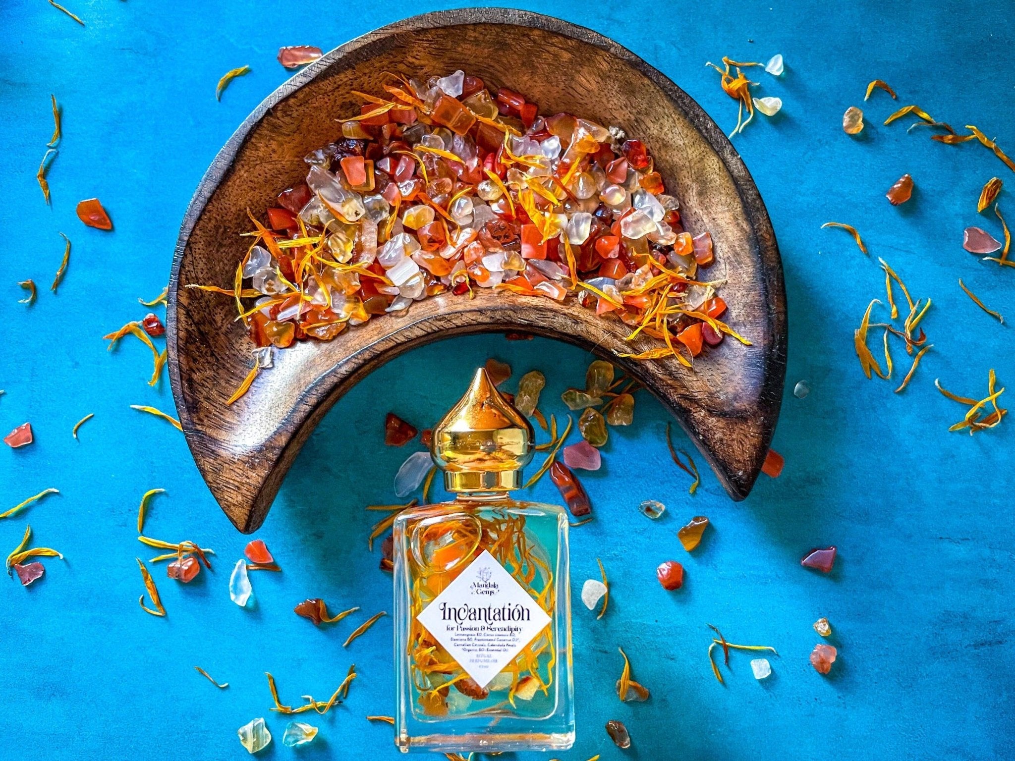 INCANTATION — Carnelian Botanical Perfume Oil - Spiral Circle