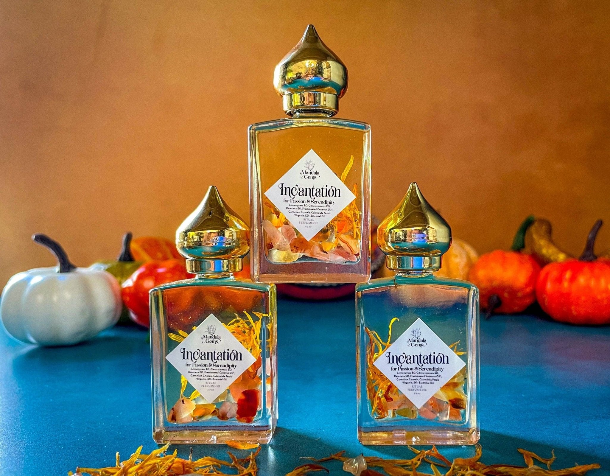 INCANTATION — Carnelian Botanical Perfume Oil - Spiral Circle