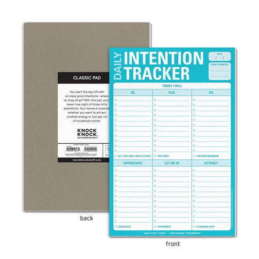 Intention Tracker Pad (Pastel Version) - Spiral Circle