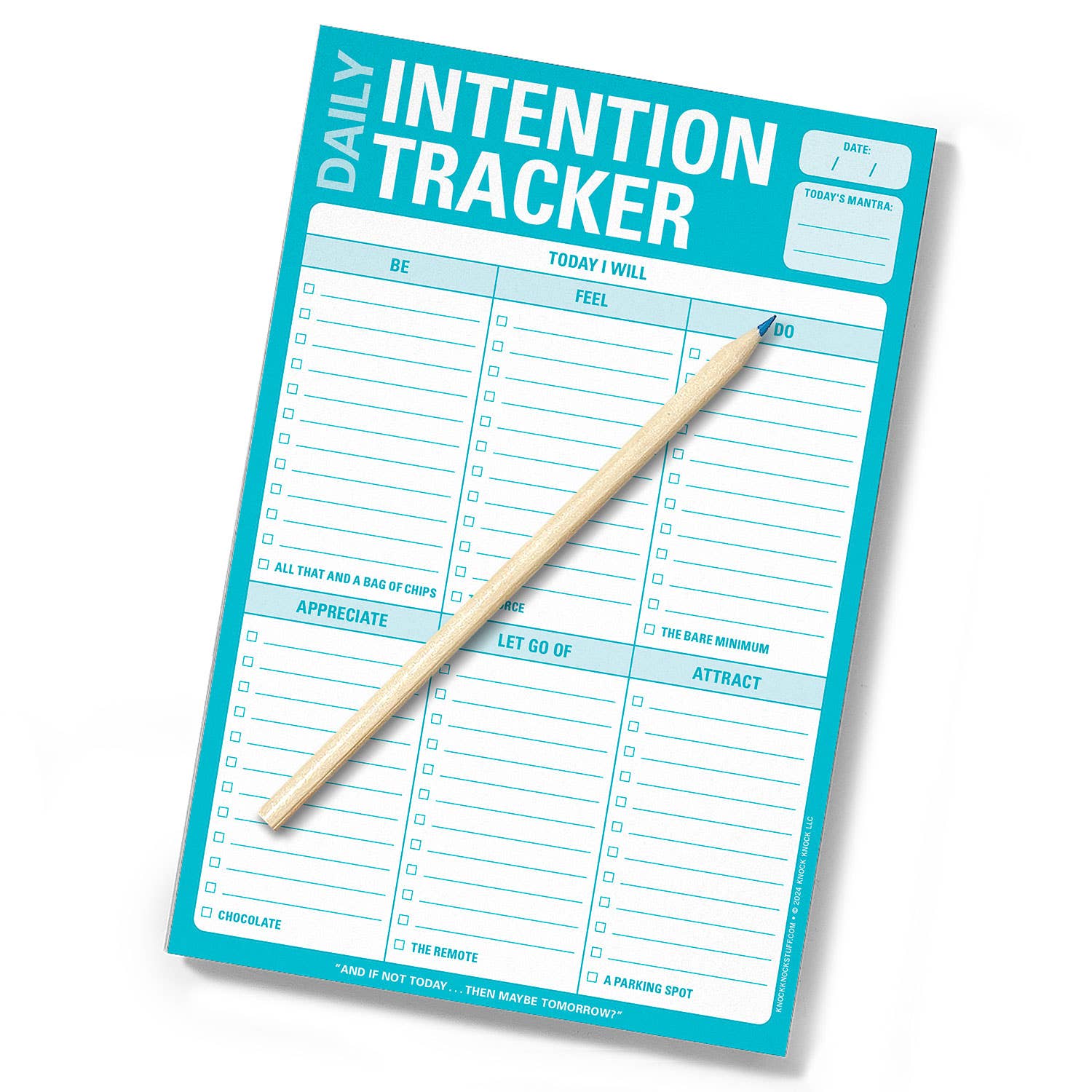 Intention Tracker Pad (Pastel Version) - Spiral Circle