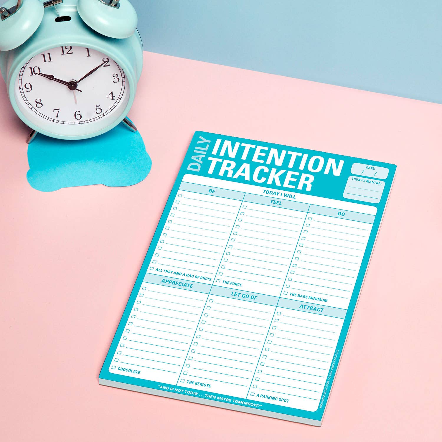 Intention Tracker Pad (Pastel Version) - Spiral Circle