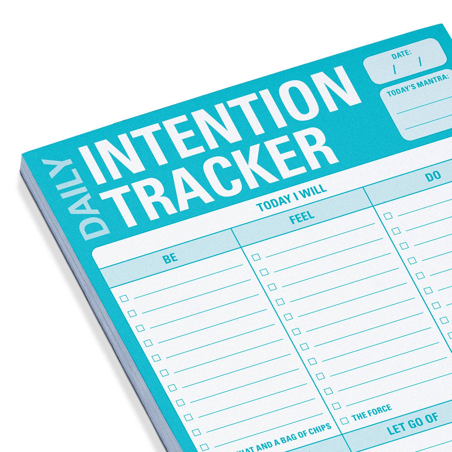 Intention Tracker Pad (Pastel Version) - Spiral Circle