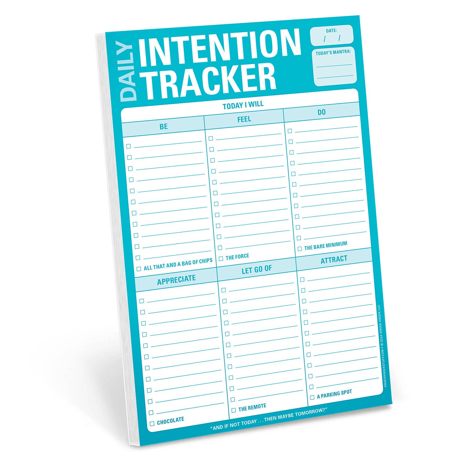 Intention Tracker Pad (Pastel Version) - Spiral Circle
