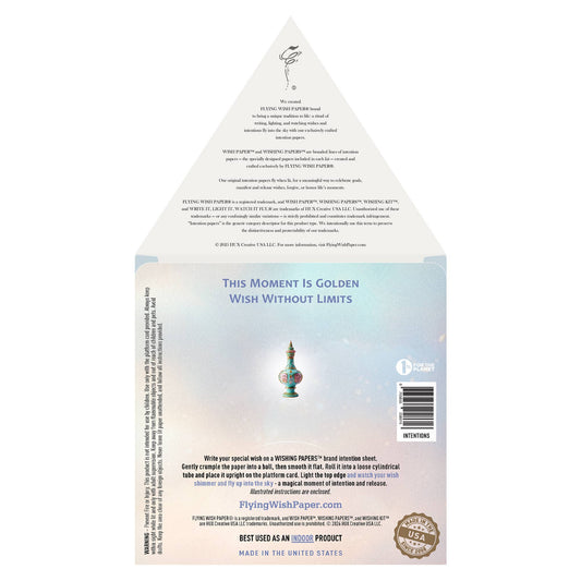 INTENTIONS - Flying Wish Paper Kit | Wish Kit | Magic Ritual - Spiral Circle