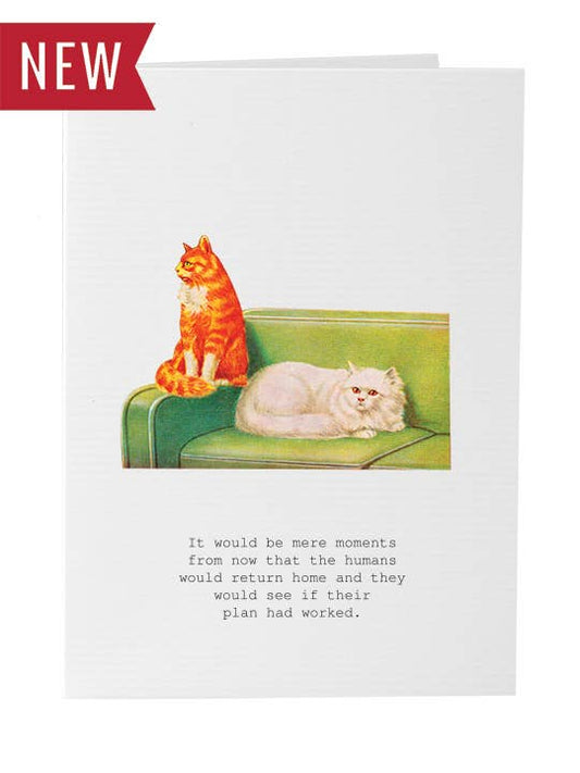 It Would Be Mere Moments Greeting Card - Spiral Circle