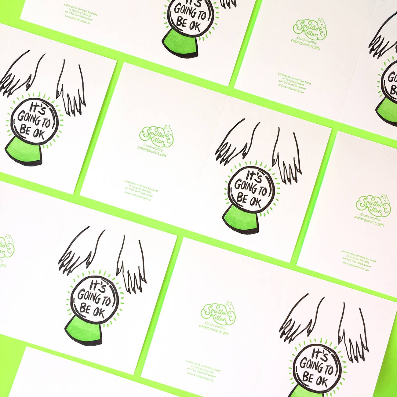 It's Going To Be OK Card - Spiral Circle