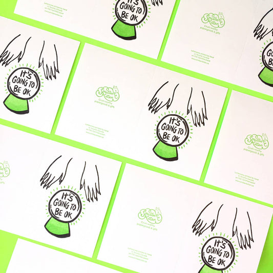 It's Going To Be OK Card - Spiral Circle