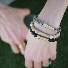 Jasper - Wish bead Bracelet - Picture and Picasso Jasper - Spiral Circle